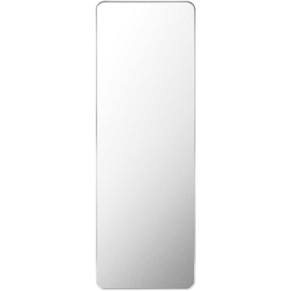 Livabliss Aranya 22 in. x 65 in. Silver Framed Full Length Leaning Mirror