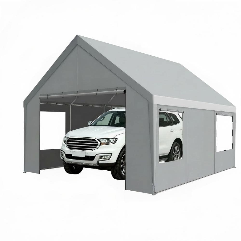 Carport 20x20 Heavy Duty Storage Shelter Shed Portable Garage with All-Steel Metal Frame & Vents price history on PriceWatchPro
