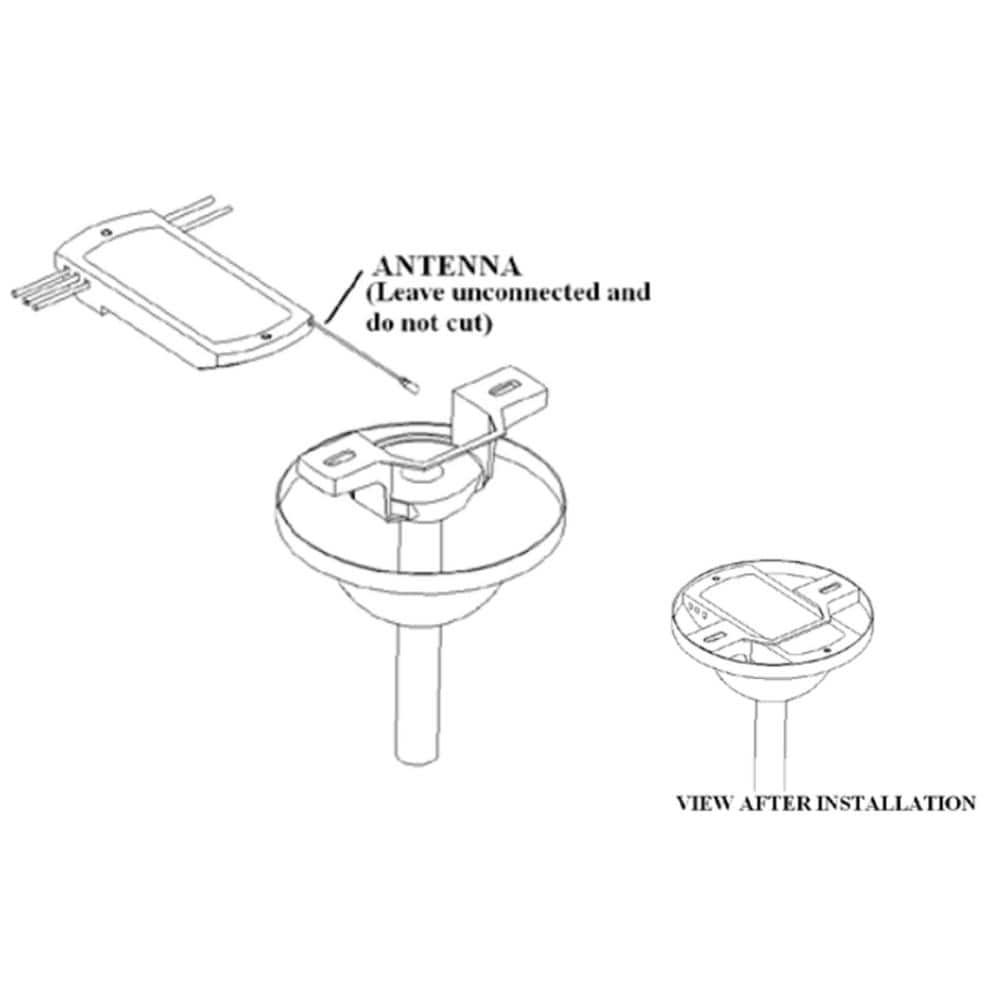 White Handheld Ceiling Fan Remote with Dimmer and 3-Speed Control