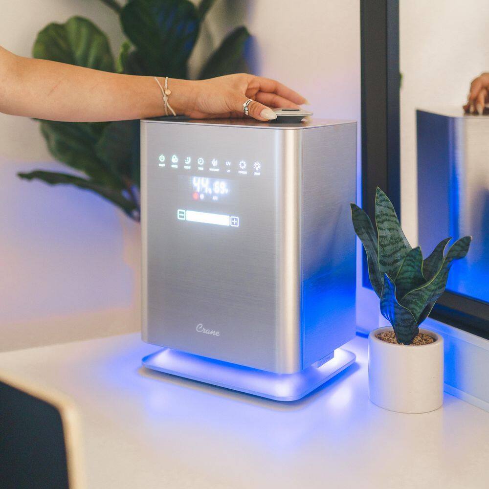 Crane 1.3 Gallon Warm and Cool Mist Humidifier with Remote