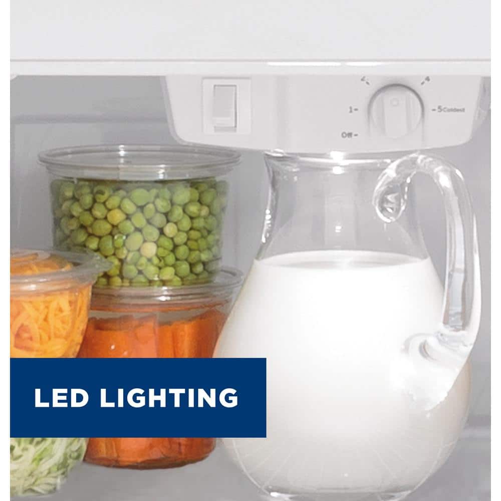 White 21.9 Cu. Ft. Energy Star Top Freezer Refrigerator