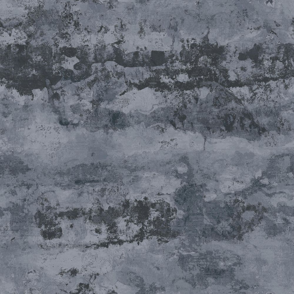 Elegance Collection Blue Abstract Perfect Storm Shimmer Finish Non-Pasted N