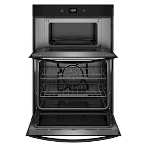 30 in. Electric Wall Oven & Microwave Combo in. Black with Air Fry