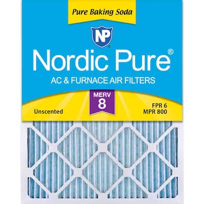 8 x 20 x 1 Pure Baking Soda Odor Deodorizing - FPR 6 Air Filter (3-Pack)
