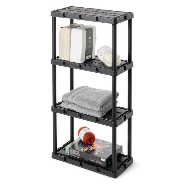 Gracious Living Knect-A-Shelf 48 in. H X 24 in. W X 12 in. 2024 D Resin Shelvin