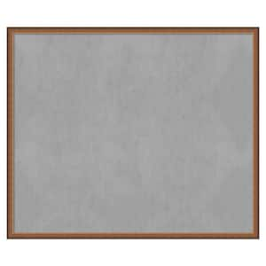 Two Tone Bronze Copper 50 in. x 42 in Framed Magnetic Board