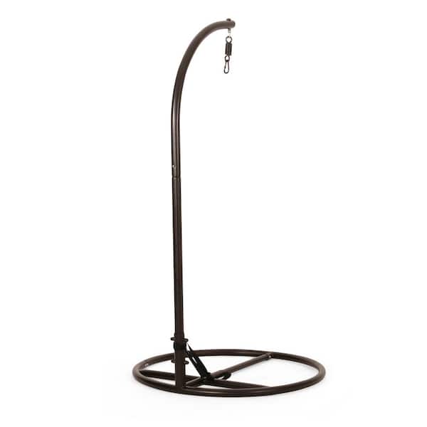 Unbranded 3.7 ft. Brown Outdoor Metal Hammock Stand