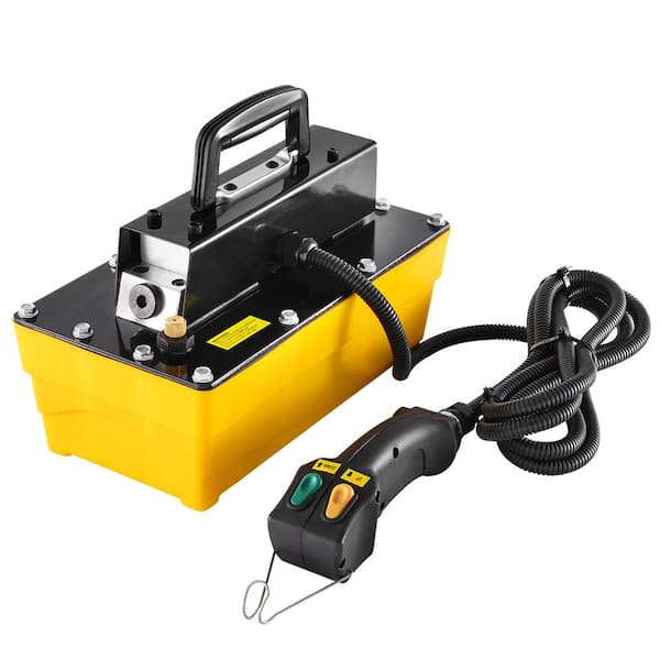 10000 psi Plastic Air Hydraulic Pump 0.61 Gal. Reservoir w/Remote Control Actuator for Frame Machine and Hydraulic Press