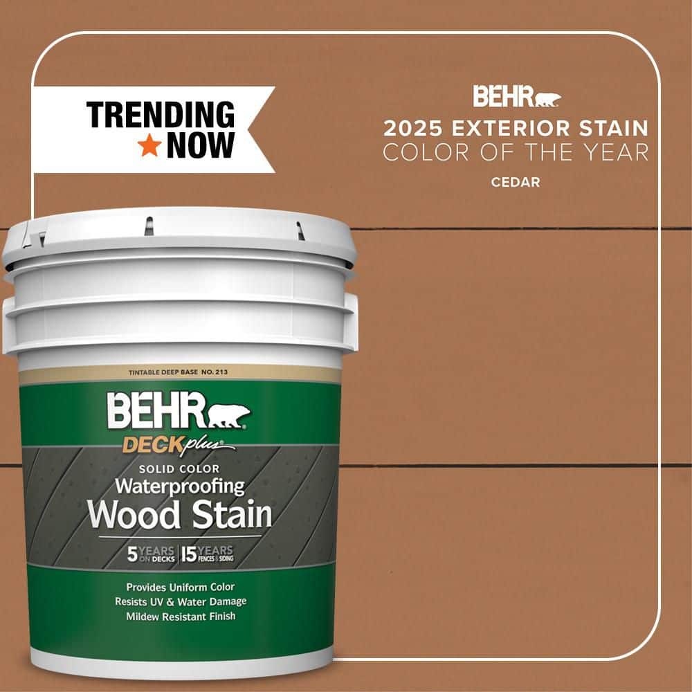 5 gal. #SC-146 Cedar Solid Color Waterproofing Exterior Wood Stain