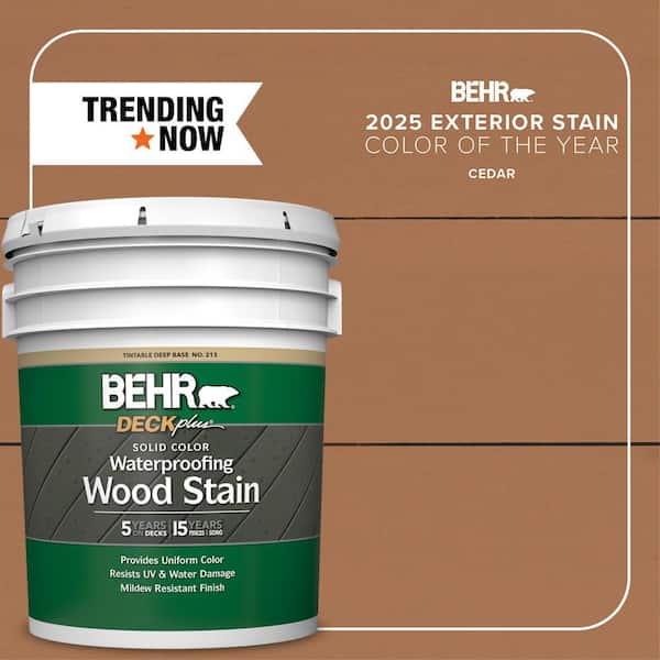 5 gal. #SC-146 Cedar Solid Color Waterproofing Exterior Wood Stain