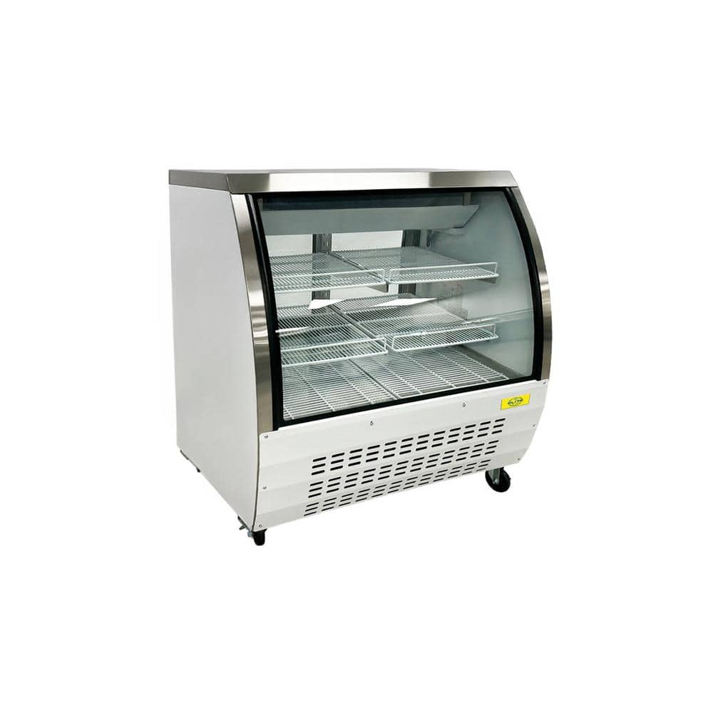 48 in. 18 cu. ft. Deli Refrigerator Case EC48L White