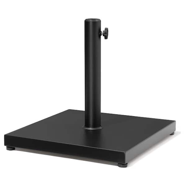 40 lbs. Cement Patio Umbrella Base in Glossy Black