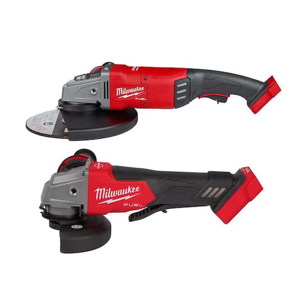 Milwaukee M18 FUEL 18V Lithium-Ion Brushless Cordless 7 in./9 in. Angle Grinder (Tool-Only) w/Brushless Grinder