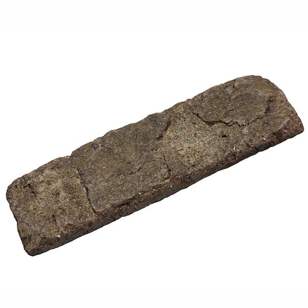 Old Mill Brick Sample Cafe Mocha 7.625 in. x 2.25 in. x 0.5 in. Genuine Clay Thin Brick (3-Piece)