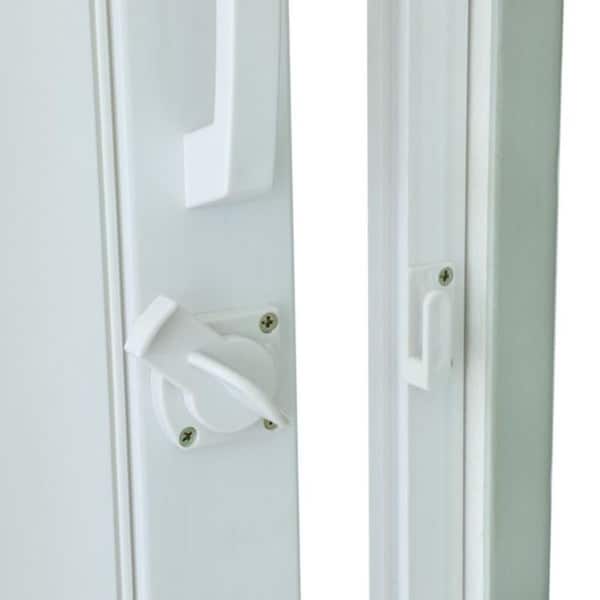 Everbilt 38 in. x 96 in. Saturn White Accordion Door PVC SAT