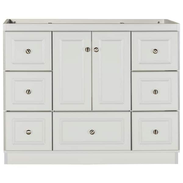 Simplicity by Strasser Ultraline 42 in. W x 21 in. D x 34.5 in. H Bath Vanity Cabinet without Top in Dewy Morning