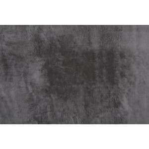 7 X 10 Gray Solid Color Area Rug