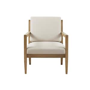 Bianca Ivory Arm Chair with Upholstered