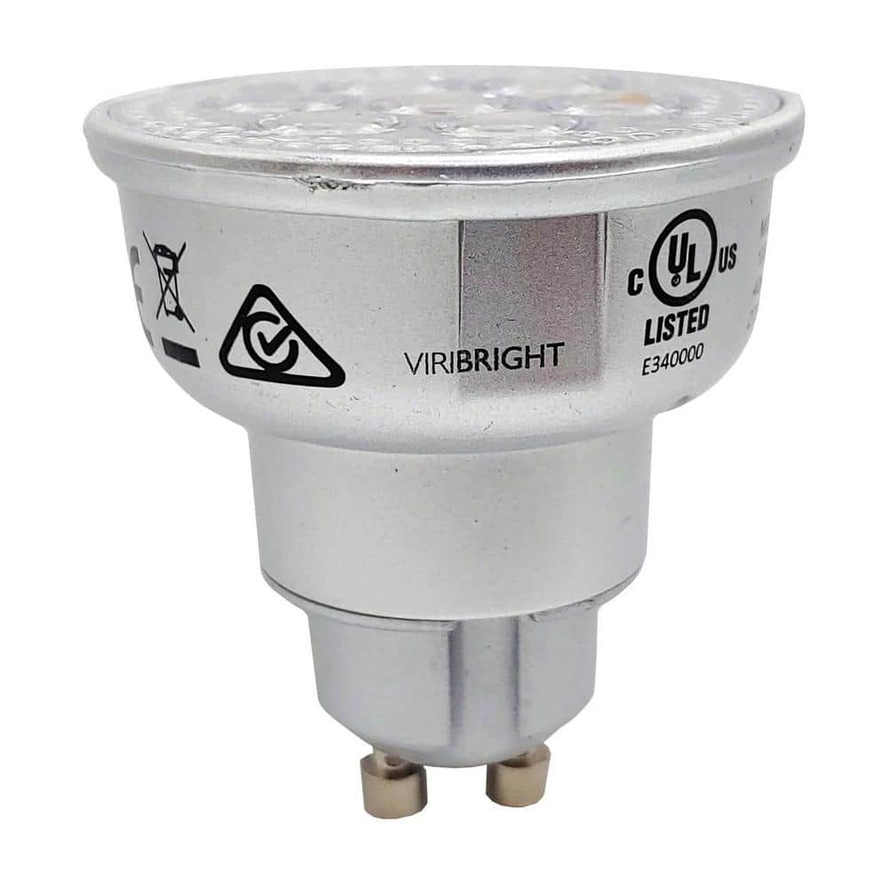 Viribright 50-Watt Equivalent MR16 GU10 Dimmable LED Flood Light Bulb ...