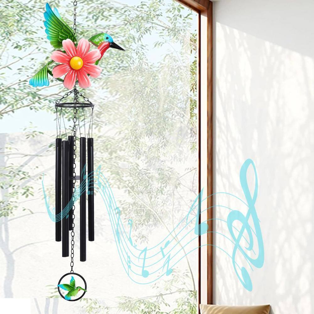 38.6 in. Metal Wind Chime Deep Tone Green 1 Piece price history on PriceWatchPro