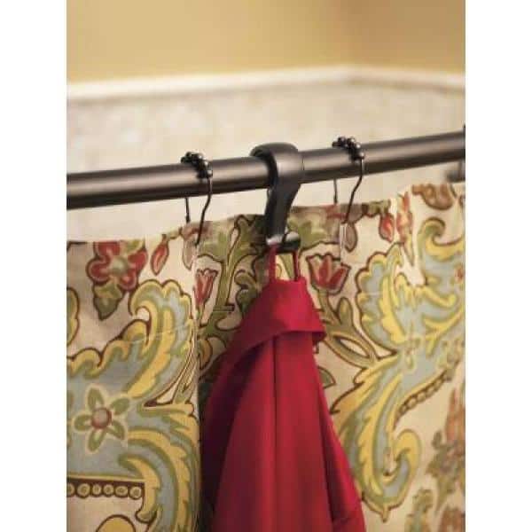 Shower Curtain Rings in Old World Bronze (12-Pack)