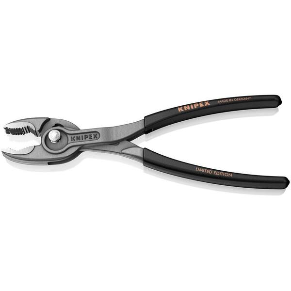 KNIPEX 8 in. Holiday TwinGrip Slip Joint Pliers 82 01 200 S02