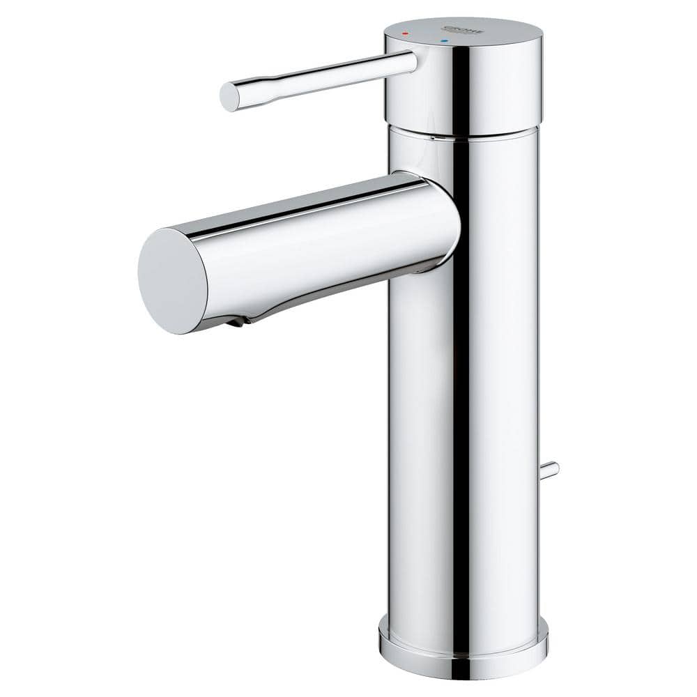 Modern Chrome Single Hole Brass Bathroom Faucet