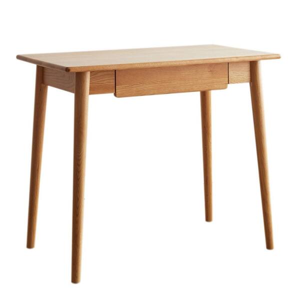 Noble House Flourishing 39.37 in. W Brown Wood Drawer Computer