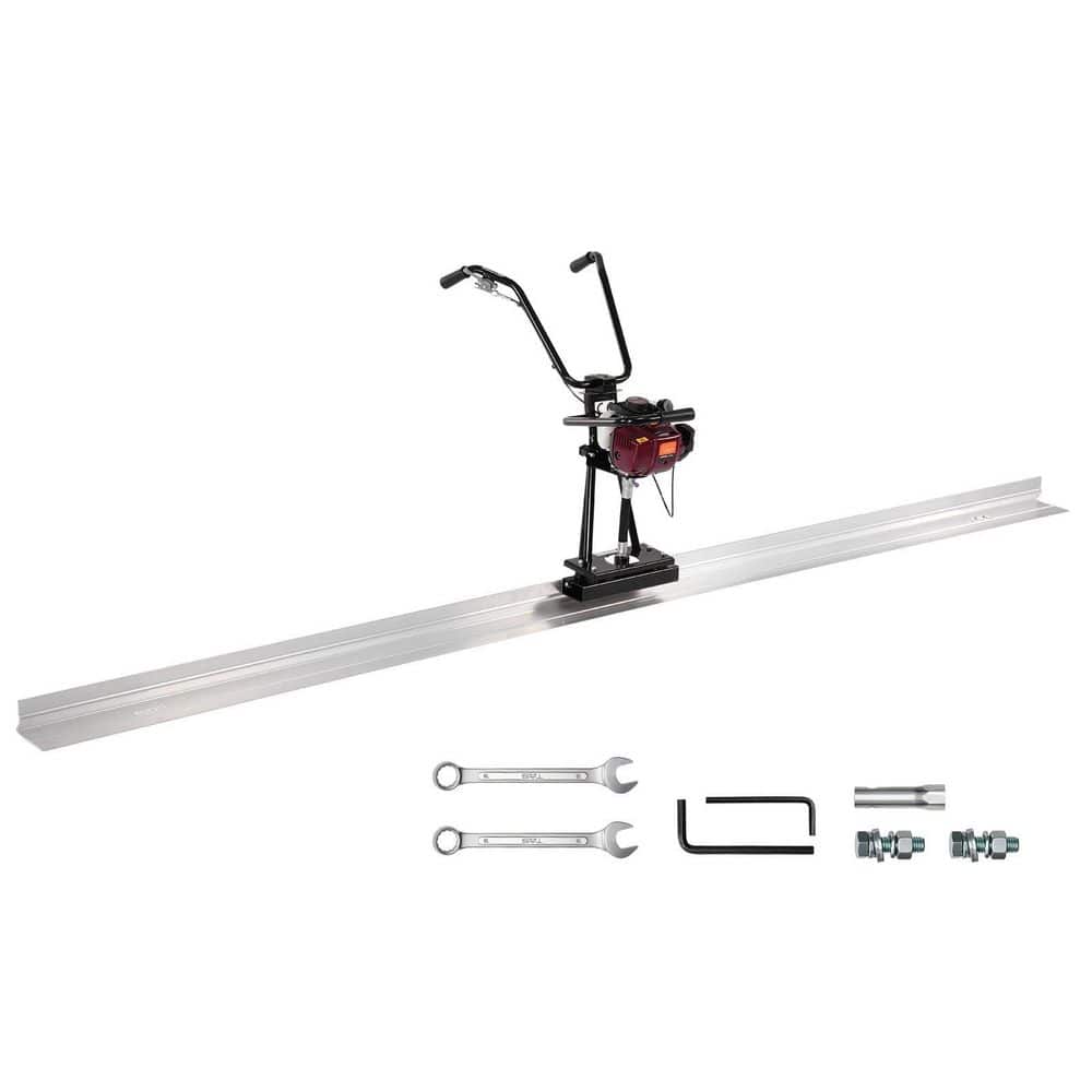 4 ft. Aluminum Concrete Power Screed, 4 Stroke Cement Finishing Vibrating Motor with Height Adjustable Handles price history on PriceWatchPro