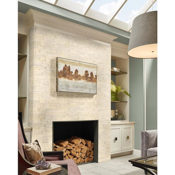 Salvador Ledger Panel 6 in. x 24 in. Textured Sandstone Stone Look Wall Tile (8 sq. ft./Case)