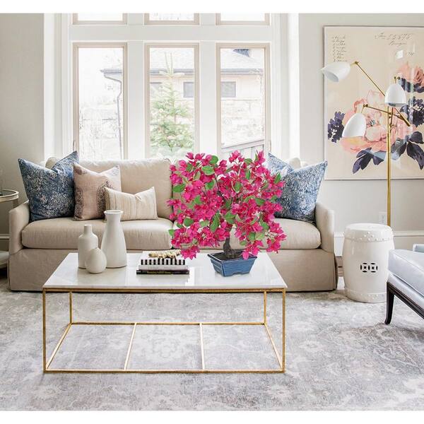 Living Flower リビングフラワ　20本 7.87 in. Artificial Pink Bougainvillea Indoor/Outdoor Tropical