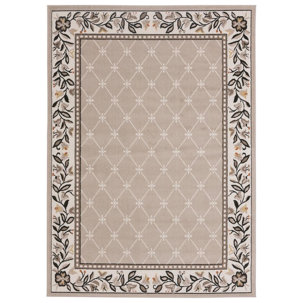 Home Dynamix Premium Aydin Area Rug (7'9x10'8 - Soft Beige)