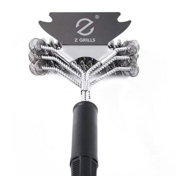 Z GRILLS BBQ Brush Scraper Cleaning Tool Stainless Steel ACC-BGCB03 - The  Home Depot