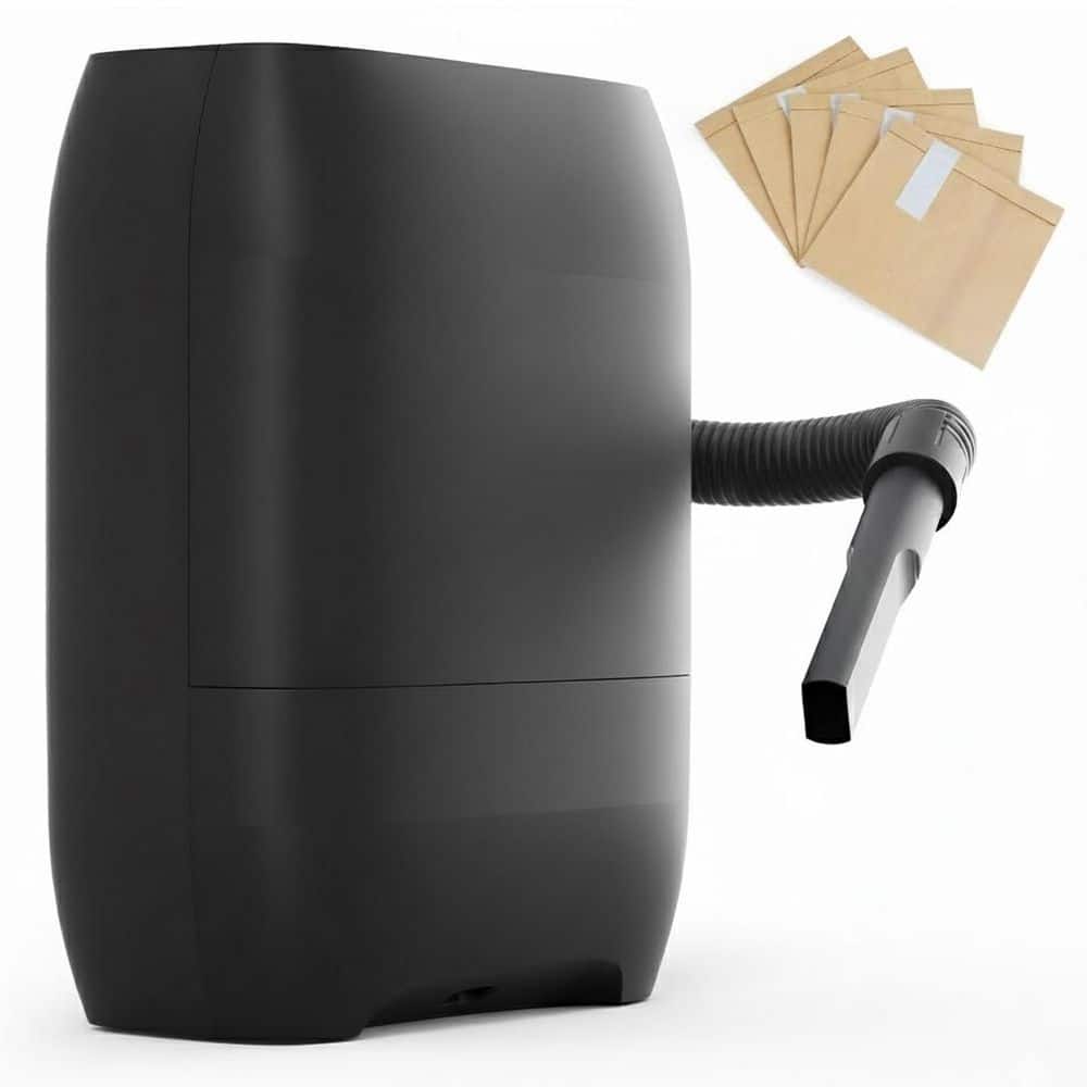 17kPa Bagged Corded Canister Vacuum w HEPA Filter, IR Sensor, LED Alerts, 5 Disposable Bags for Floor Hair, Black price history on PriceWatchPro