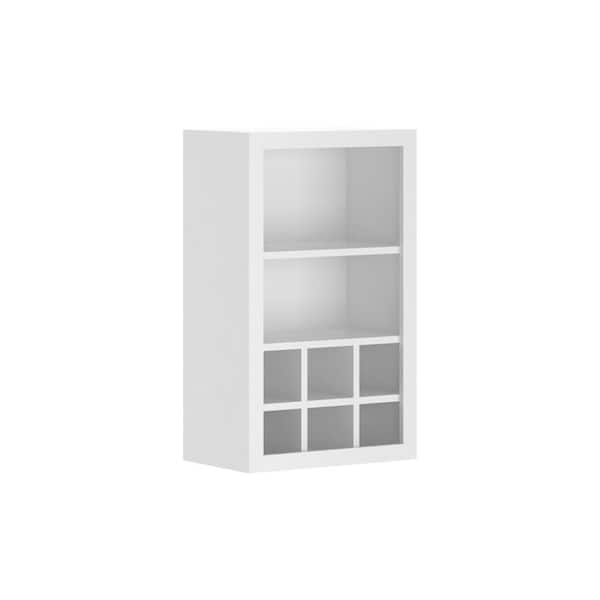 Hampton Bay Madison Ready to Assembled 18x30x12 in. Flex Wall Cabinet in Warm White