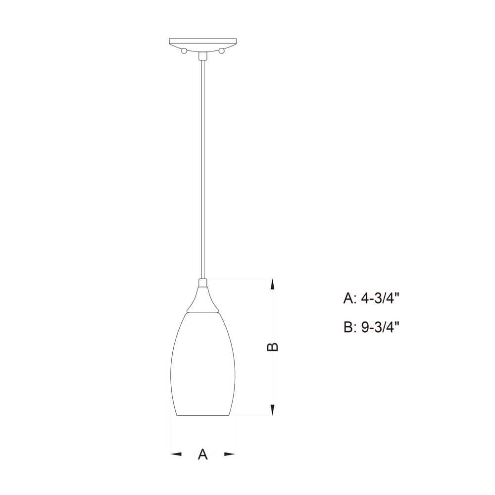 Milano Satin Nickel Mini Pendant with Marble Swirl Glass