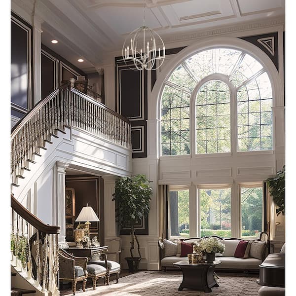 Tilbury 9 Light Polished Nickel Chandelier