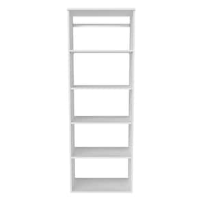 Style+ 25 in. W White Hanging Wood Closet Tower