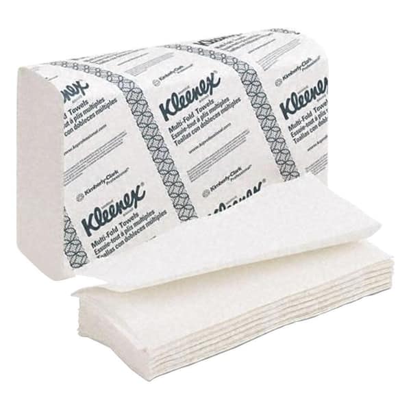 Kleenex 9.50 in. x 9.40 in. Multi-Fold Hand Towels 1-Ply (150-Count)