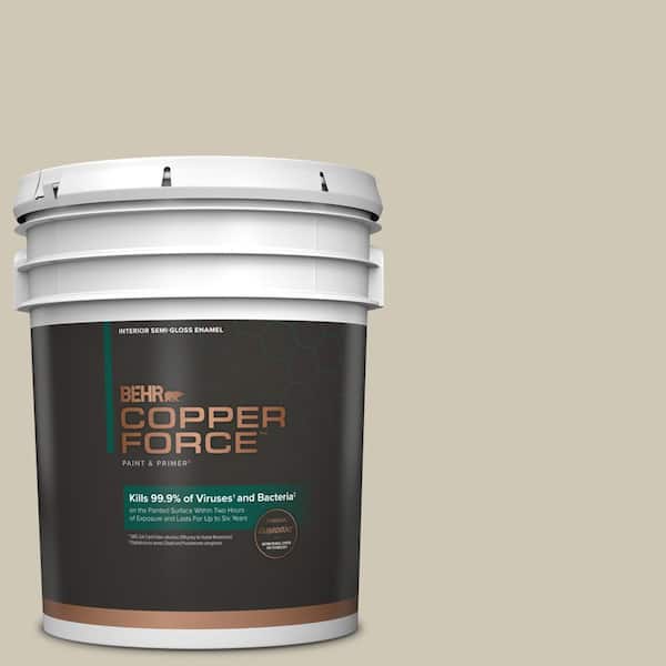 COPPER FORCE 5 gal. #PPU8-16 Coliseum Marble Semi-Gloss Enamel Virucidal and Antibacterial Interior Paint & Primer