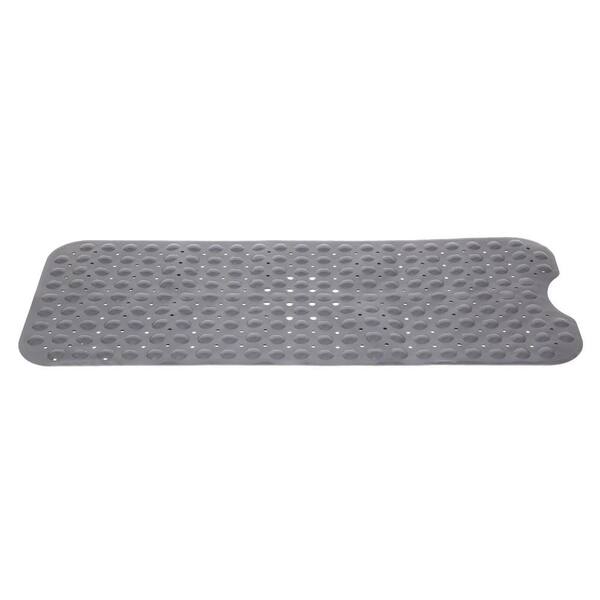 Winado Anti-Slip Gray 39 in. x 15 in. Plastic Bathtub Mat Bathroom Shower  151212545138 - The Home Depot