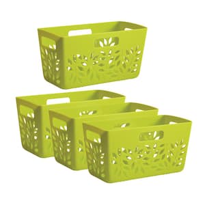 Green 4-Piece Pantry Basket Set