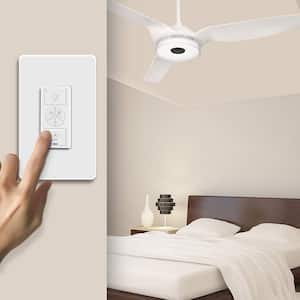 Pioneer Smart Wi-Fi Ceiling Fan Wall Switch (1-Gang), Works with Alexa, Google Home and Siri