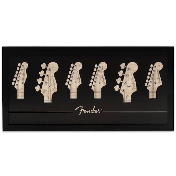 Open Road Brands Fender Guitar Necks Classic Wood Decorative Sign