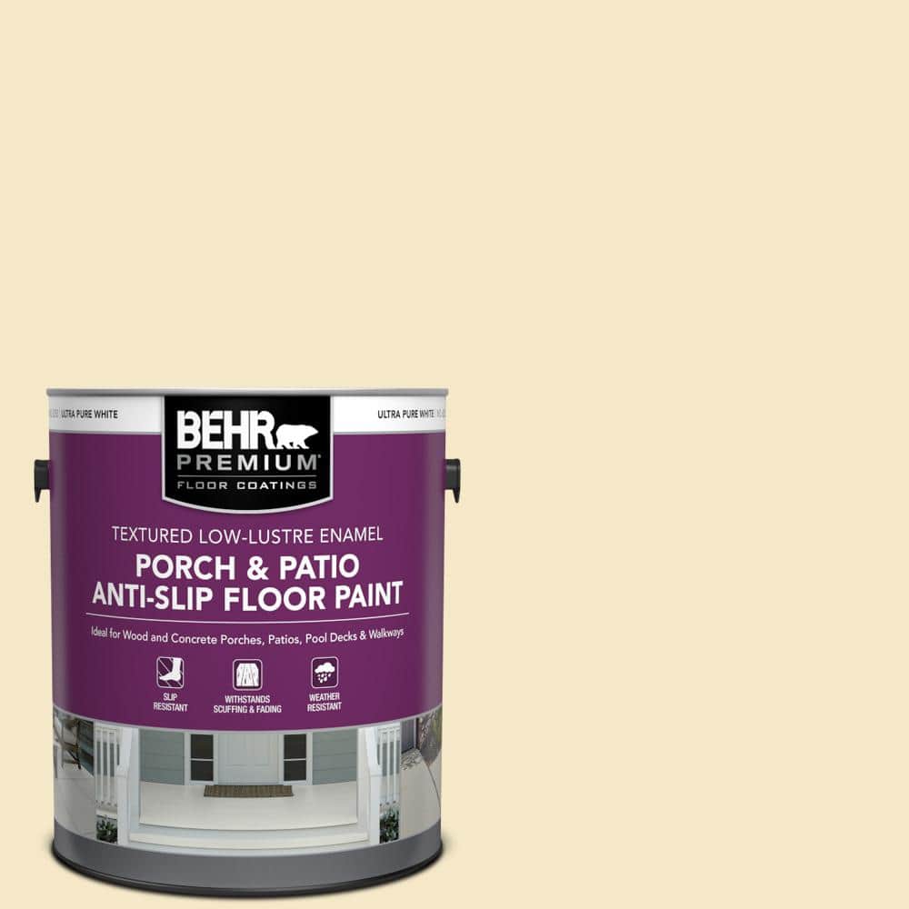 1 gal. #M320-2 Rice Wine Textured Low-Lustre Enamel Interior/Exterior Porch