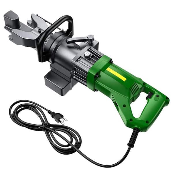 Electric Hydraulic Rebar Bender Machine Bends Up to 5/8 in. 16mm Rebar 0-130° with Positioning Bolt