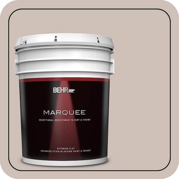 BEHR MARQUEE 5 gal. #770A-3 French Castle Flat Exterior Paint & Primer