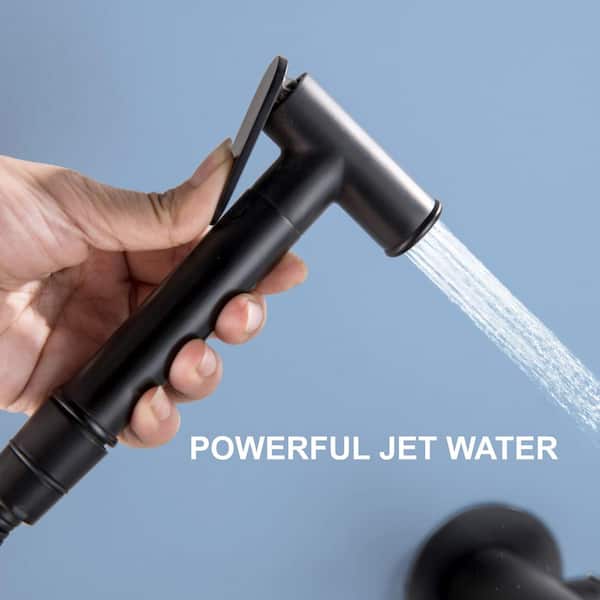 Handheld Bidet Toilet Sprayer Kit Jet Faucet Brass Stainless Steel