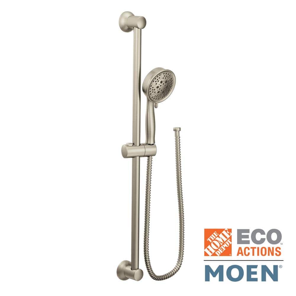 MOEN 4Spray EcoPerformance Handheld Hand Shower with Slide Bar in