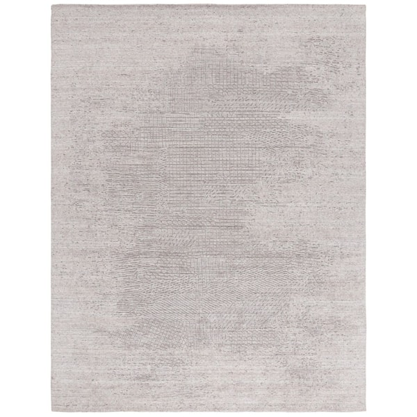 Mirage 10 ft. x 14 ft. Beige/Light Brown Distressed Geometric Area Rug